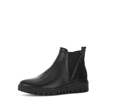 Gabor Damen Ankle Boots, Frauen Stiefeletten,Komfortable Mehrweite (H),uebergangsschuhe,uebergangsstiefel,Stiefel,schwarz (Mel.),40 im Sale
